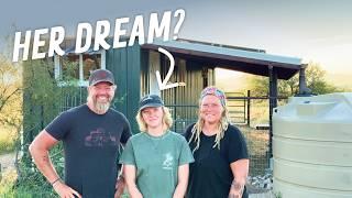 Family Renovates CONTAINER into the Ultimate GOAT BARN for Daughter | Full Project Documentary