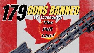 March 7 2025 Canadian Gun Ban: The Complete New List