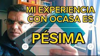 OCASA muy mala experiencia. El cheque de Youtube