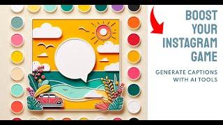 How to write caption on Instagram Post using AI | ai master