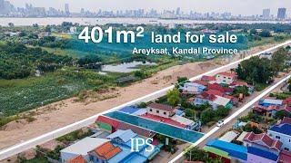 Property Code: 17728 | 401 Sqm Land For Sale - Areyksat, Kandal Province| IPS Cambodia