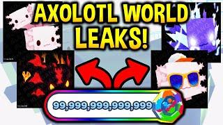 AXOLOTL WORLD LEAKS in Pet Simulator X New Pet Simulator X Leaks (Roblox)