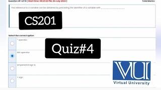 CS201 || quiz 4 || MCQ'S lecture (23 - 29)