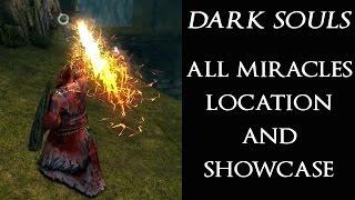 DARK SOULS Full Miracles Guide (All Miracles Showcase & Location)