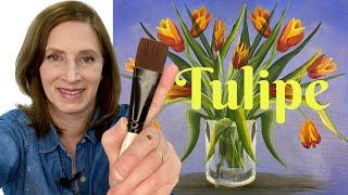 Tulipe au pinceau