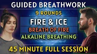 [FIRE & ICE!] 45-Min Full Breathwork Session (9 Rounds Guided)