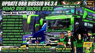 UPDATE TERBARU OBB BUSSID V4.3.4 HINO RK8 SUOSS | Full Acc Bus Grafik Hd | Pianika Basuri Isabella