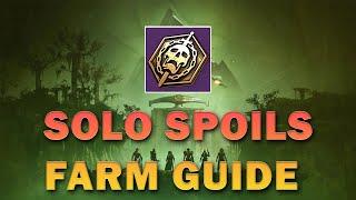 Solo Spoils Farm GUIDE | Season 19 Guide