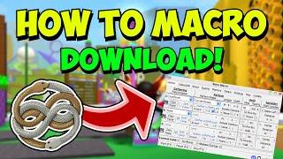 How To *MACRO* (Download TUTORIAL!) | Roblox Bee Swarm Simulator