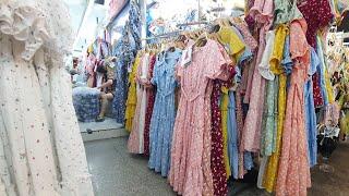 Beautiful Dresses wholesale shop in Pratunam market,watch till the end to get shop owner #contact