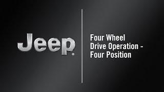 Four Wheel Drive Operation - Four Position | How To | 2021 Jeep Wrangler/Gladiator