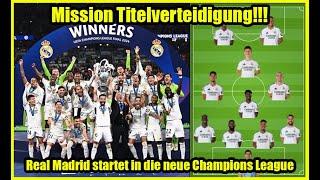 Mission Titelverteidigung! Real Madrid startet in die neue Champions League! + Meine Aufstellung