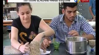 Ahmedabad: NID Students creativity on old scrapped demonetised currency_Etv News Gujarati