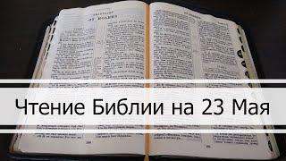 Чтение Библии на 23 Мая: Псалом 142, Евангелие от Иоанна 2, 2 Кинга Царств 11, 12