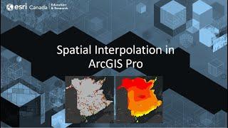 A "Crash Course" to Spatial Interpolation