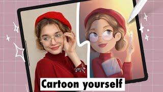 How to Cartoon Yourself in Procreate | Step by Step Tutorial