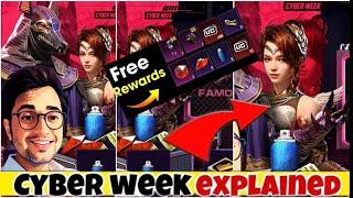Cyber Famous Firearm PUBG Mobile | Cyber Week Event & Get Free Rewards | Full Explain Cyber | PUBGM
