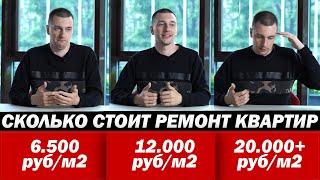 Сколько стоит ремонт квартиры за м2