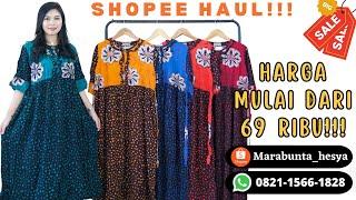 Baju daster batik cap asli Pekalongan bayar COD 081215661828 | Shopee haul baju daster kekinian 2023