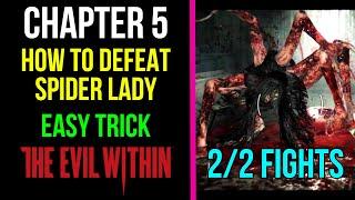 How To Defeat Spider Lady (Easy Trick) | Chapter 5 | The Evil Within | MP Trophy