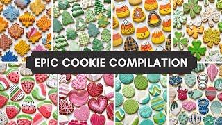 Epic Satisfying Cookie Decorating Compilation ~ Ever Single Shape Series Set I've Made 