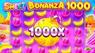 THE 1000x MULTIPLIER CONNECTS AGAIN ON SWEET BONANZA 1000!! (Bonus Buys)