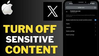 How To Turn Off Twitter (X) Sensitive Content (2023) | Turn Off X Sensitive Content Setting