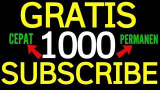 cara mendapatkan subscriber banyak gratis untuk channel baru