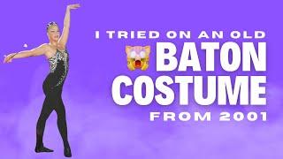 I tried on one of my old baton costumes from 2001!! | Michelle C. Smith