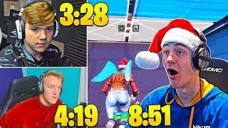 MONGRAAL vs TFUE vs NINJA! *MAX* BUILDING and EDITING Speed (HARDEST Course)