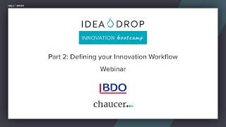 [Webinar] Designing your Innovation Workflow