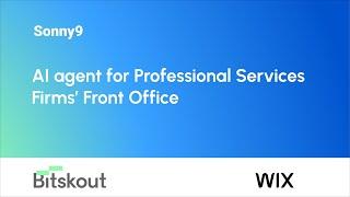 What is Sonny9 - AI Agent for Professional Services Front Office