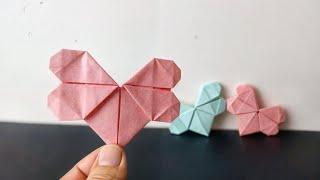 Cách gấp trái tim bằng giấy - Easy Origami  Heart Bookmark