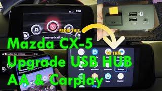 Mazda CX-5 Infortainment upgrade - USB HUB - AA & Carplay