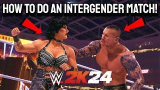 WWE 2K24: How to do an Intergender match on any platform!