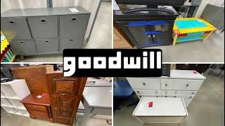 GOODWILL *NEW FINDS* FURNITURE HOME DECOR | SHOP WITH ME 2024