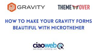 Beautify a Gravity Form with Microthemer