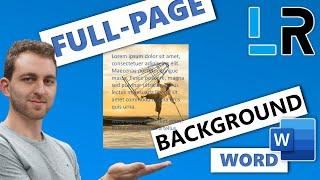 MS Word: Full page background image  1 MINUTE