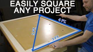 3-4-5 Triangle Method For Finding Square