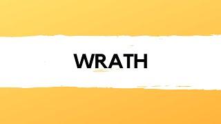 English Vocabulary  - Wrath meaning