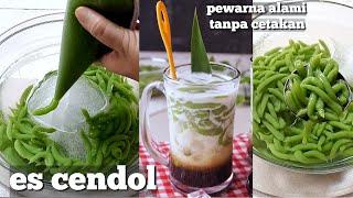 Cara membuat Es Cendol dengan santan dan tanpa santan