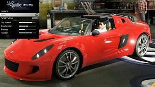 GTA 5 - Past DLC Vehicle Customization - Coil Rocket Voltic (Tesla Roadster/Lotus Elise)