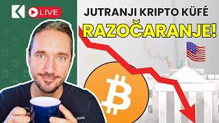 Kriptovalute: Kripto summit Bele hiše RAZOČARAL! - Jutranji Kripto Küfé LIVE