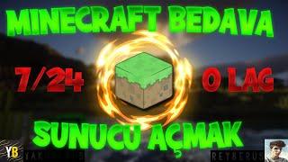 Minecraft 7/24 sınırsız 15gb bedava sunucu alma [KAPANDI]