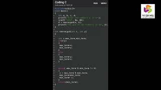 GREATEST COMMON DIVISOR(GCD) C program using non recursive functions