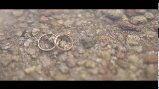 Video Background Stock Footage Free ( Wedding rings. Rings shine underwater. )