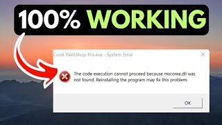 mscoree dll Not Found Error On Windows 11 FIXED