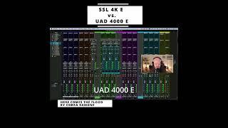 Quick SSL 4K E vs. UAD 4000 E Clip #musicproduction #audiomixing #audioproduction #shorts #mixing