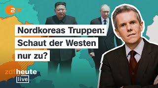 Nordkorea-Soldaten im Einsatz: Wie reagieren Kiews Verbündete? | ZDFheute live