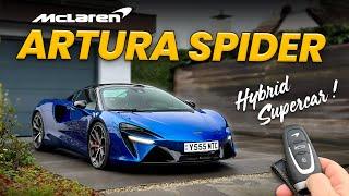 2025 McLaren Artura Spider (700 hp) - POV drive & walkaround!